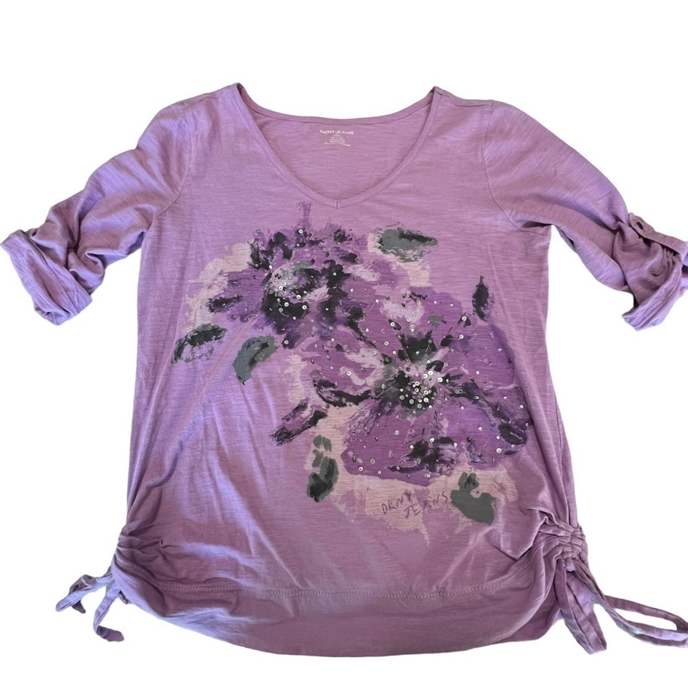 DKNY 100% cotton Blouse size: Large
